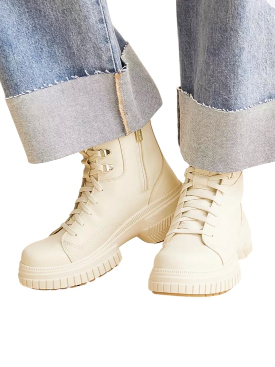Sorel Shoes - Sorel Ave Leather Ankle Honey White Boots – Sz 9